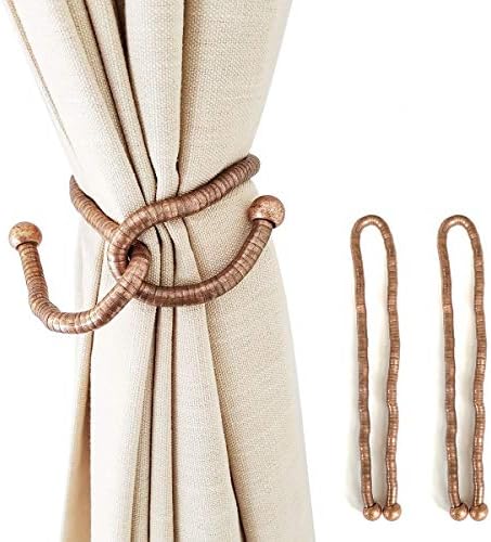 KXLIFE Antique Copper Curtain Holdbacks 2 Pack