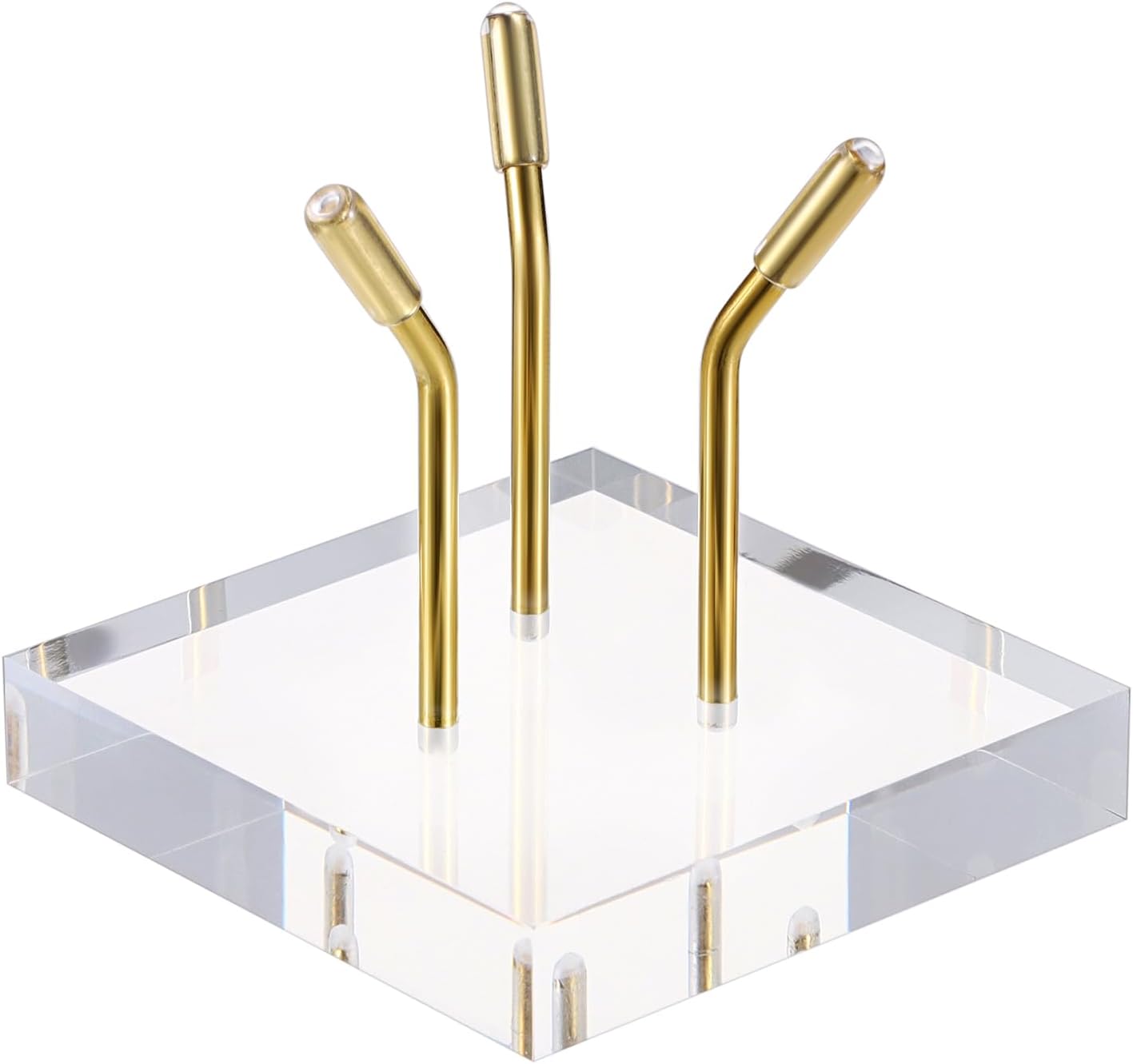 Hipiwe Gold Metal Easel with Acrylic Base Display Stand