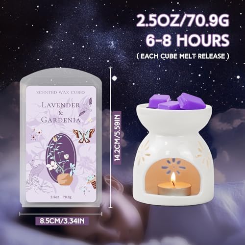 SCENTORINI Wax Melts 4-Pack Lavender Fragrance