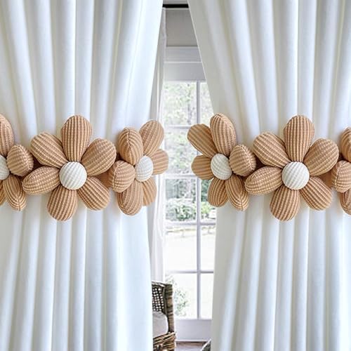 SRG Sunflower Curtain Tiebacks 2 Pack