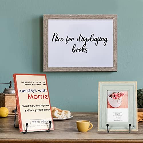 Mixweer 12 Pcs Book Stand Display Easel Metal Frame Holder
