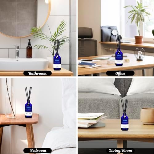Citrus Scented Reed Diffuser Set Orange Lime Lemon