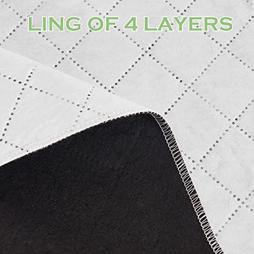 KGORGE 4-in-1 Soundproof Anti Dust Blackout Curtains 2 Panels