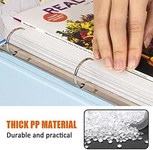 40Pcs 3 Hole Magazine Holders Organizer Strips