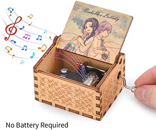 Wooden Musical Box with Isabellas Lullaby