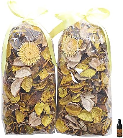 Qingbei Rina Potpourri Filler Lemon Scented 2 Bags 84 Oz