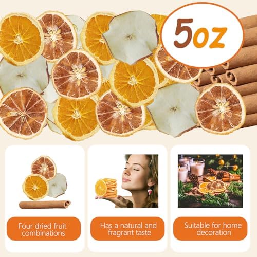 Dried Orange Cinnamon Potpourri Set for Home Decor