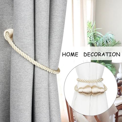Magnetic Curtain Holders 6 Pack for Window Treatments