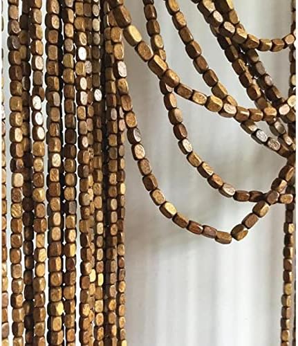 Bamboo Beaded Door Curtains with Aluminum Track
