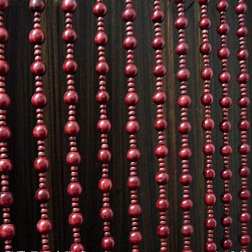 OKUOKA Wood Beaded Curtain for Doorways