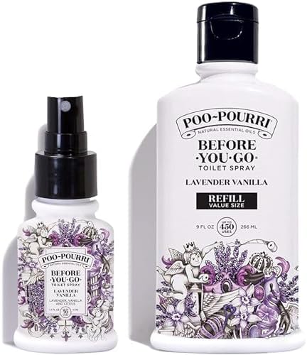 Poo-Pourri Lavender Vanilla Refill Set