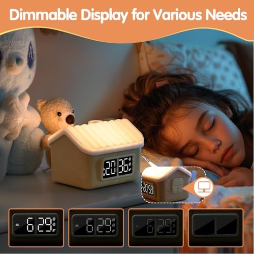 WILIT Alarm Clock with Touch Night Light and Sunrise Feature