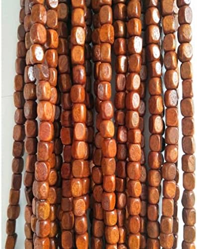 90 Strands Bamboo Wood Beaded Curtain with Rods for Doorways