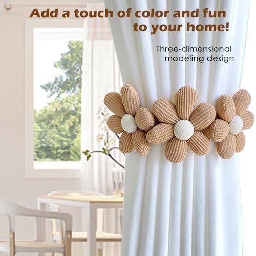 SRG Sunflower Curtain Tiebacks 2 Pack