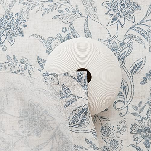 Lazzzy Linen Curtains 2 Panels 84 Inch Length Grommet Top