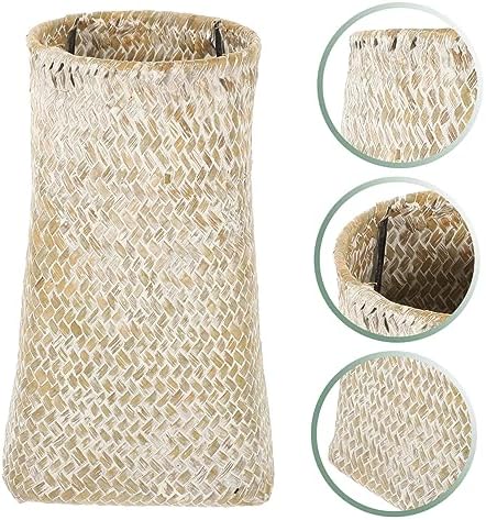 Seagrass Woven Flower Vase for Dried Flowers Nordic Style