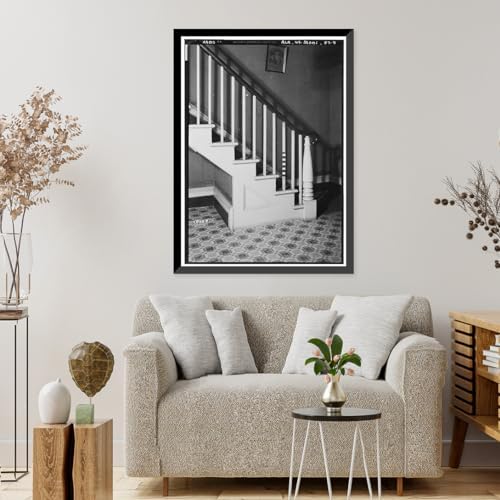 Historic Framed Print of Judge Oliver J Semmes House