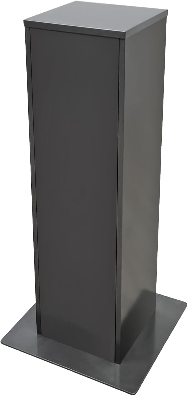 12 x 12 x 415 Brown Metal Cube Riser Stand