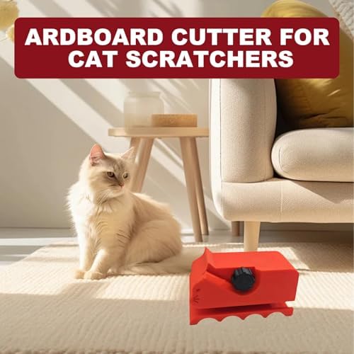 ROBOHOOK Cardboard Cutter for Cat Scratchers and DIY Projects Red