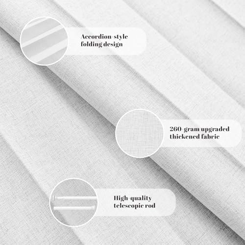AJAZZ Magnetic Door Curtain Accordion Door Set