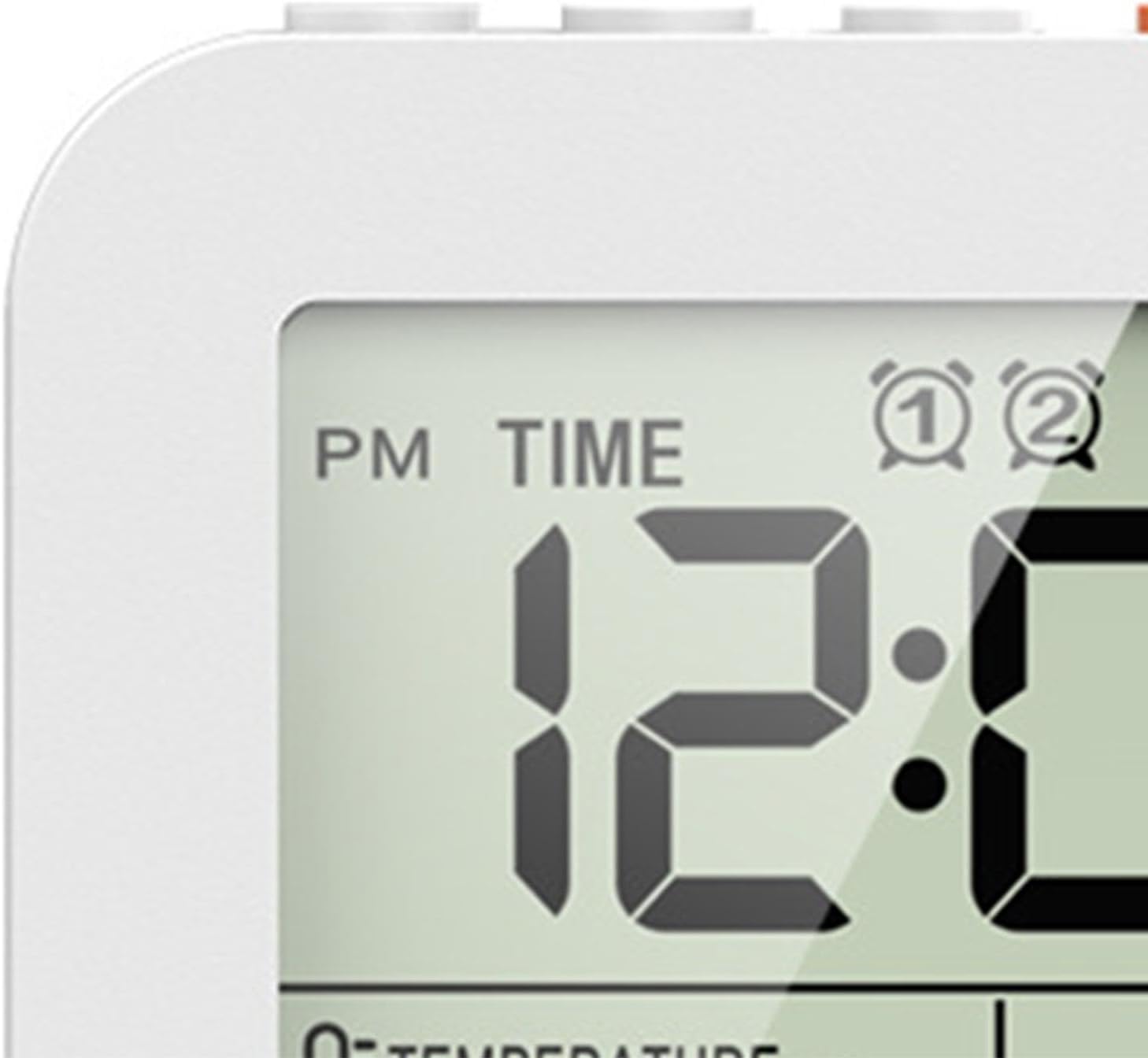 Digital Timer Shower Clock with Alarm White