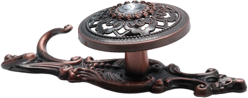 Xiaoyztan Red Bronze Metal Curtain Holdbacks Pack of 2