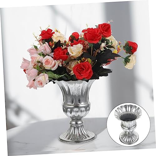 Garneck Elegant Metal Flowerpot for Dried Flowers and Plants