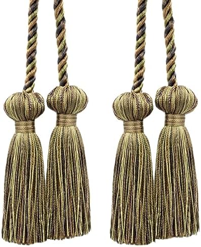 Decorative Double Tassel Curtain Tieback Holdback Pack of 2