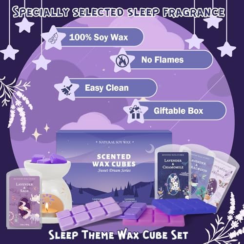 SCENTORINI Wax Melts 4-Pack Lavender Fragrance