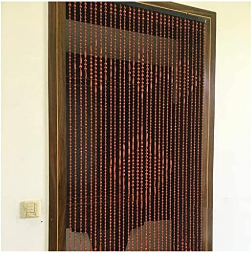 Retro Wood Beaded Curtain Door Divider