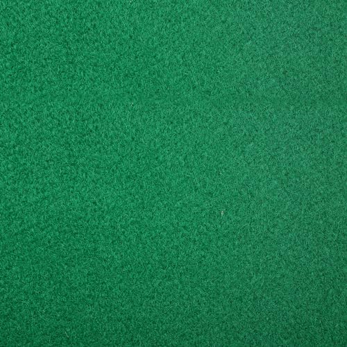 Extra Thick Carpet Runner 3x33 ft Green Aisle Rug with Double Side Tape