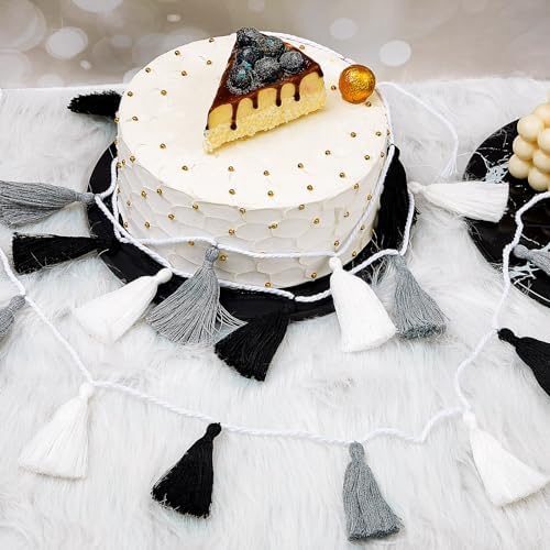 WILLBOND 4 Piece Tassel Garland Classroom Decor