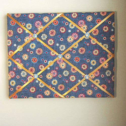 16x20 French Memory Board Navy Medallion Bow Board