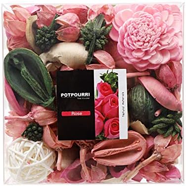 Qingbei Rina Rose Scented Potpourri Bowl Filler 98 Oz