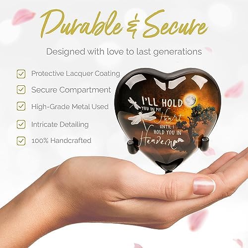 Amaira Memorial Heart Keepsake Urn for Ashes