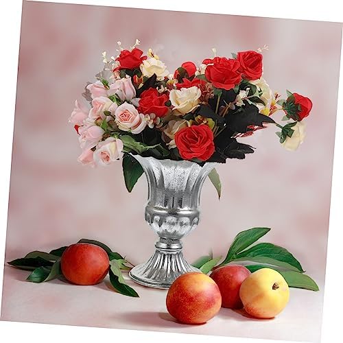 Garneck Elegant Metal Flowerpot for Dried Flowers and Plants
