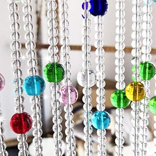 Etlegor Multicolor Crystal Beaded Curtain Panel