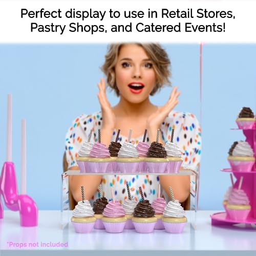 Clear Acrylic Riser Display Stand for Countertop