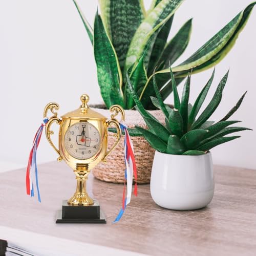 KESYOO Gold Trophy Alarm Clock for Kids and Adults