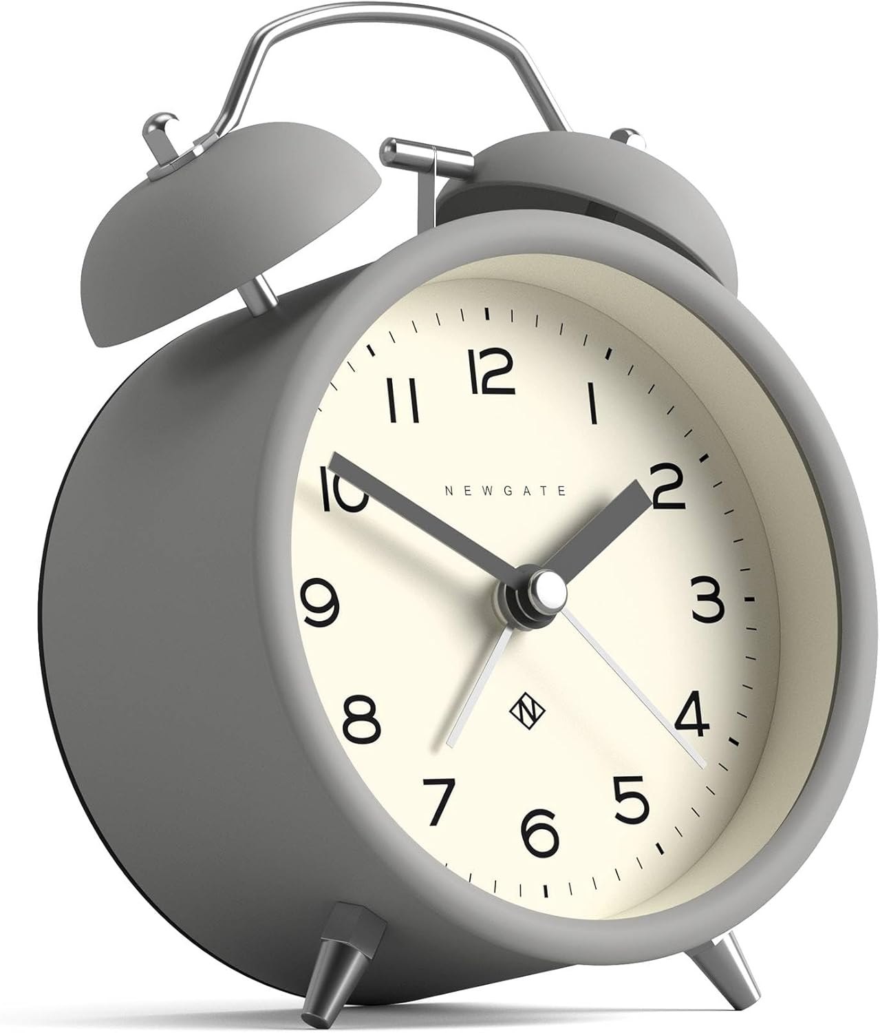 NEWGATE Charlie Bell Echo Alarm Clock - Grey