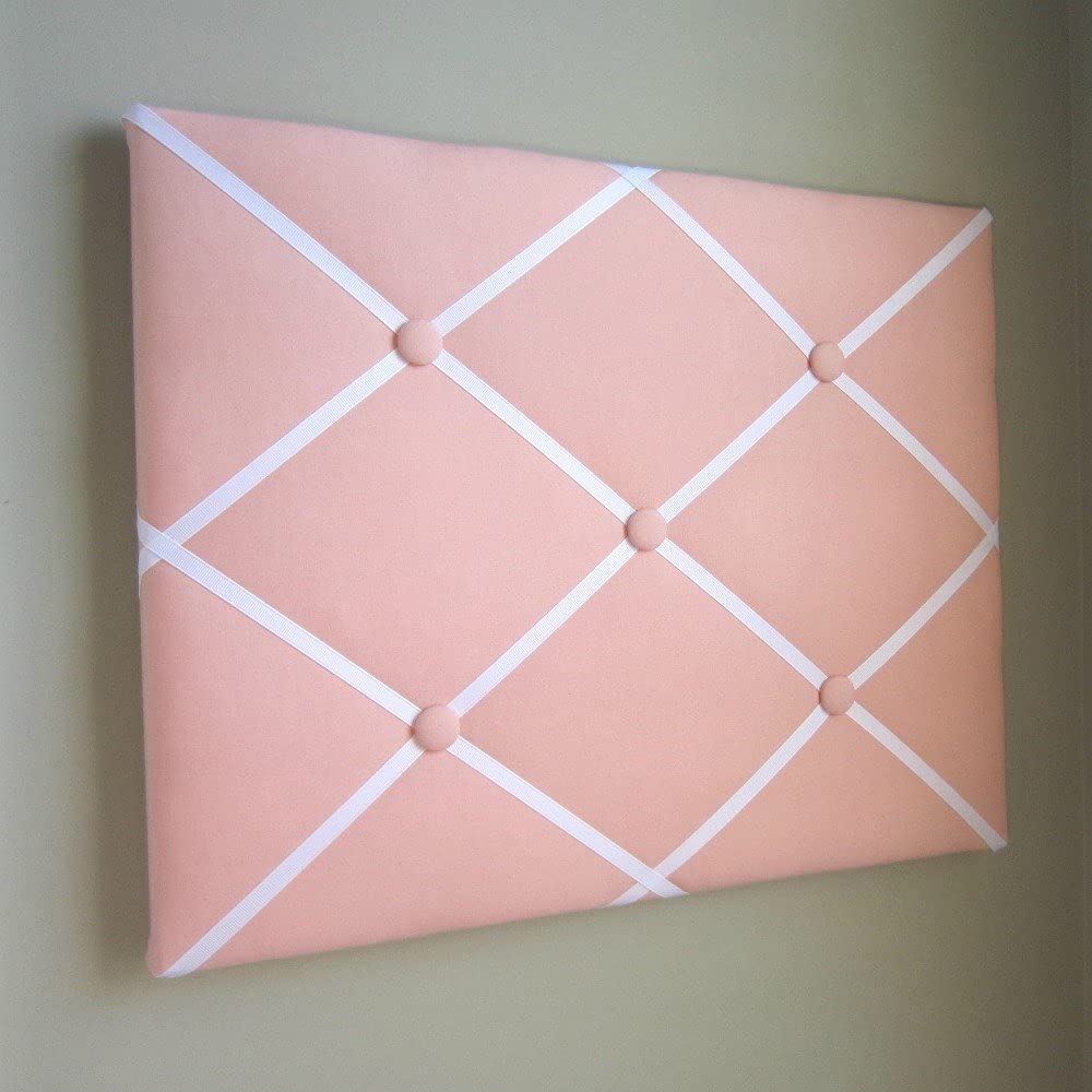 16x20 French Memory Board Bow Board Peach White