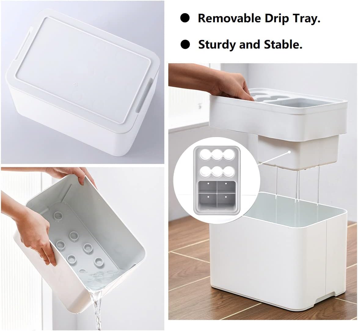 GeLive Umbrella Stand Holds 10 Umbrellas Space Saving Corner Organizer