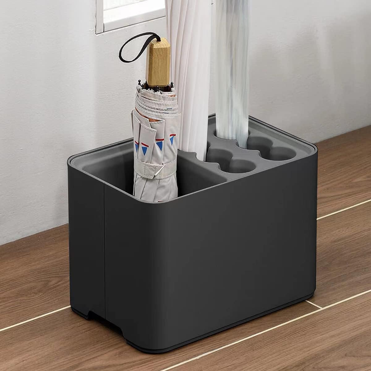 GeLive Umbrella Stand Holds 10 Umbrellas Space Saving Corner Organizer