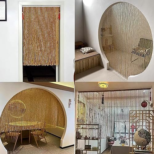Wood Beaded Door Curtains for Home Decor