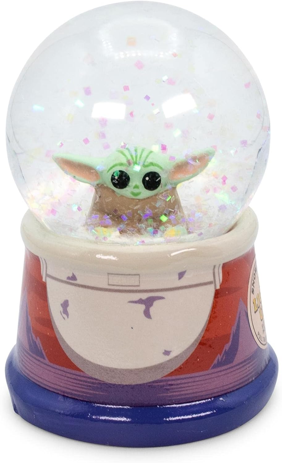 Silver Buffalo Star Wars The Child Snow Globe Light Up 55mm
