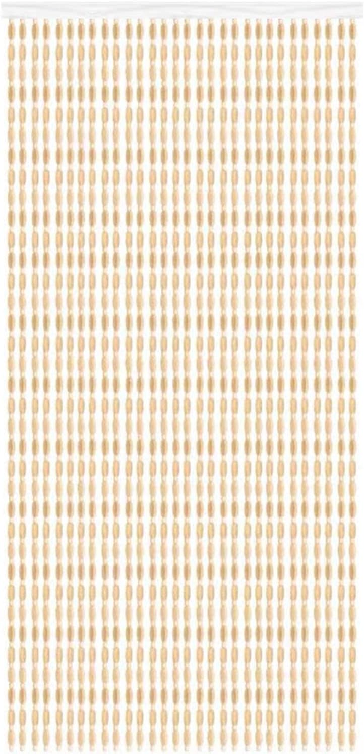 Bamboo Beaded Curtain for Doorway Room Divider Decor