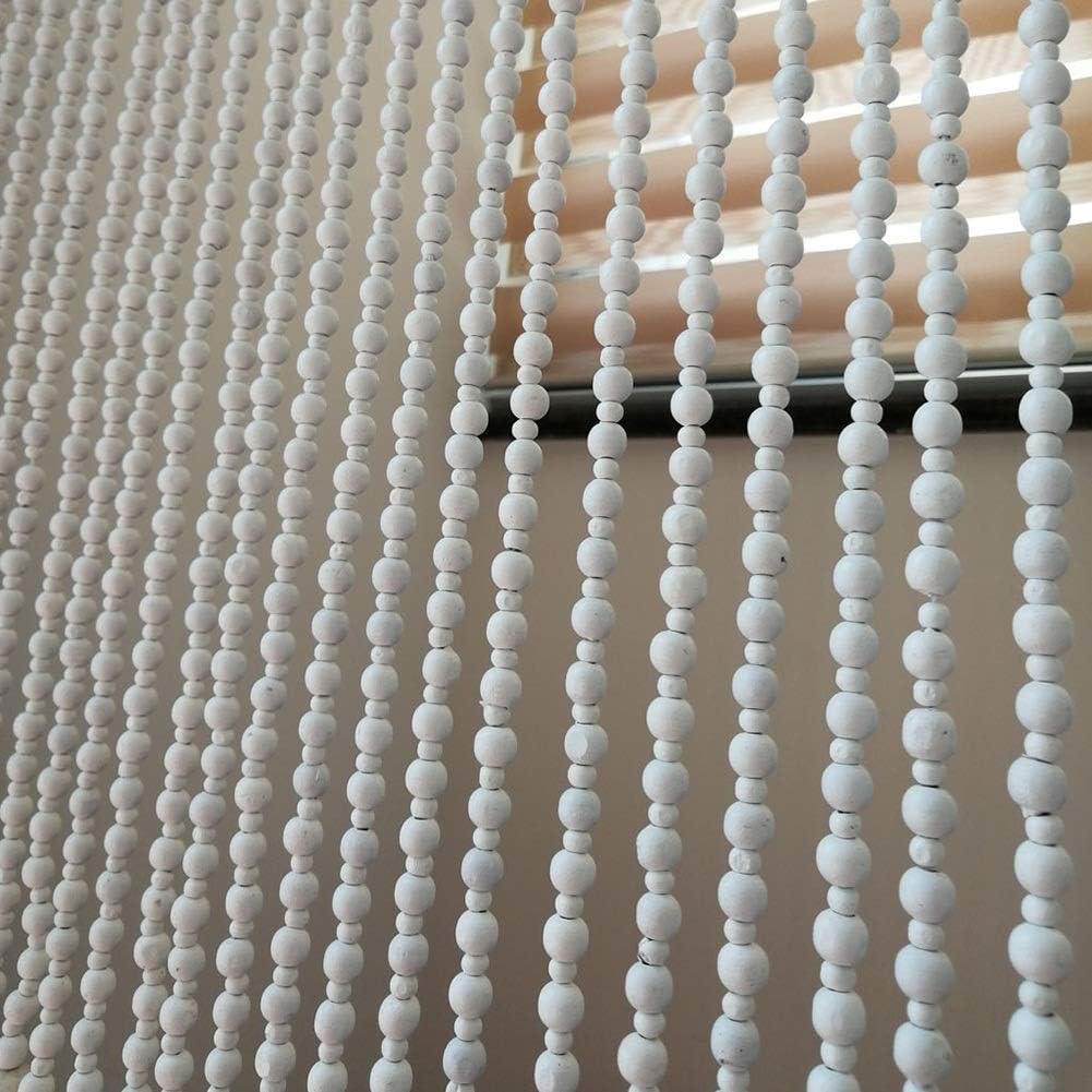 OKUOKA 26 Strands Beaded Curtain for Doorways