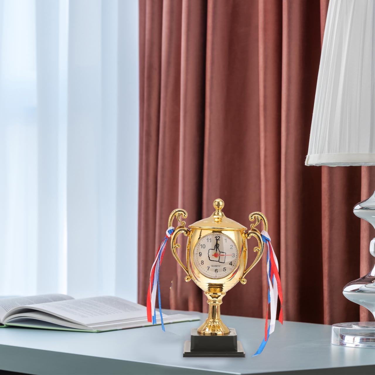 KESYOO Gold Trophy Alarm Clock for Kids and Adults