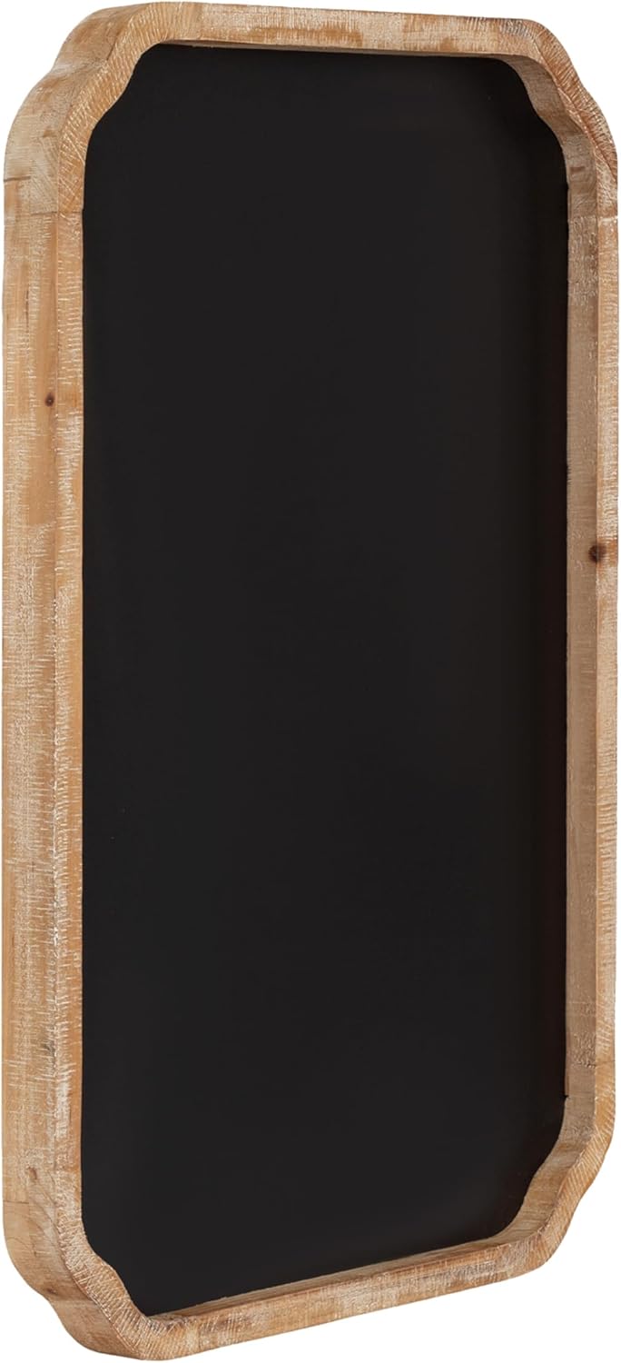 Kate and Laurel Marston Magnetic Chalkboard 20x30 Rustic Brown