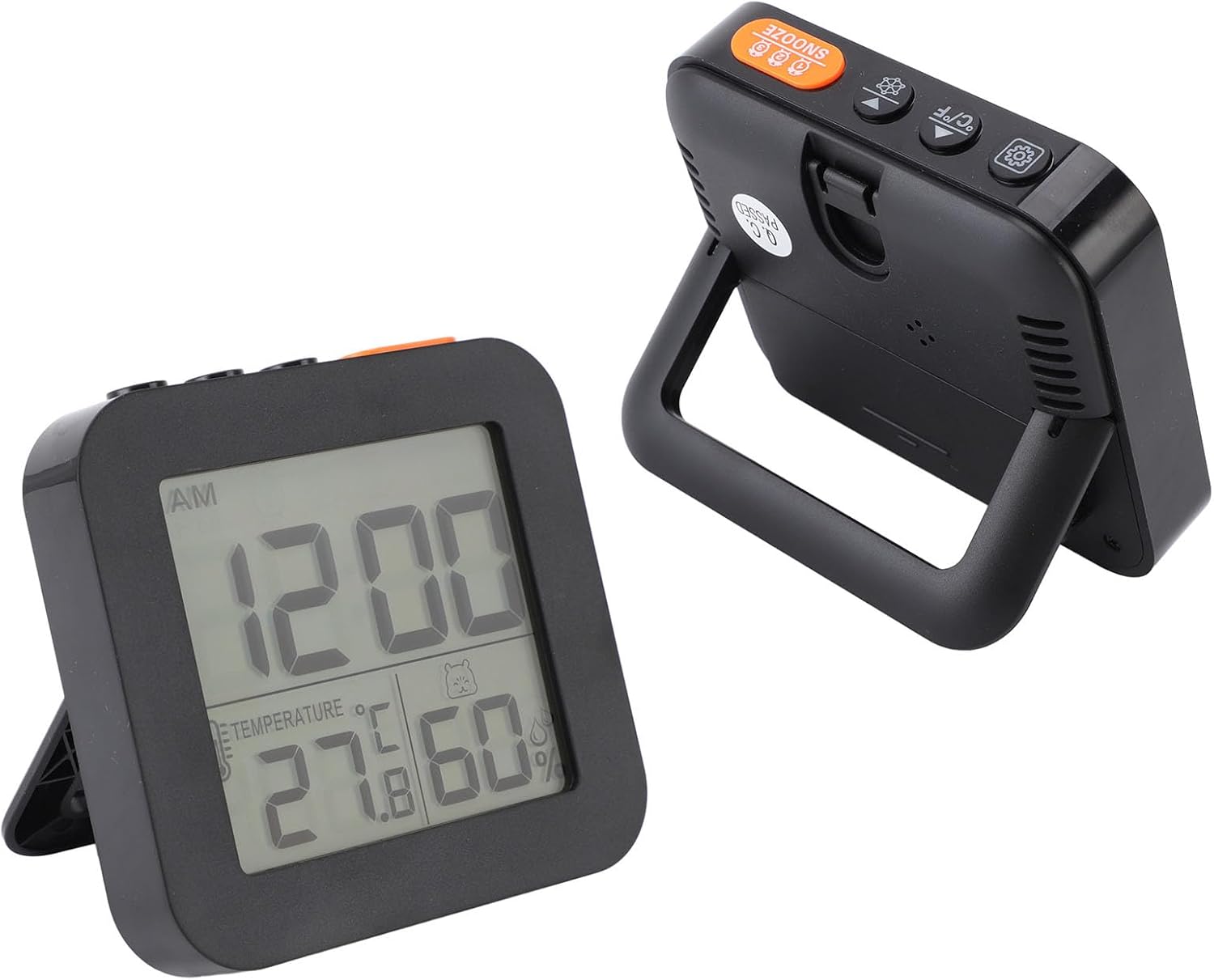 PerGar Digital Alarm Clock with Humidity and Temperature Display
